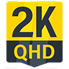 📷 Resolución 2K Ultra Nítida