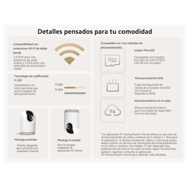 Xiaomi Smart Camera C500 Pro 5MP 360° Visión Nocturna