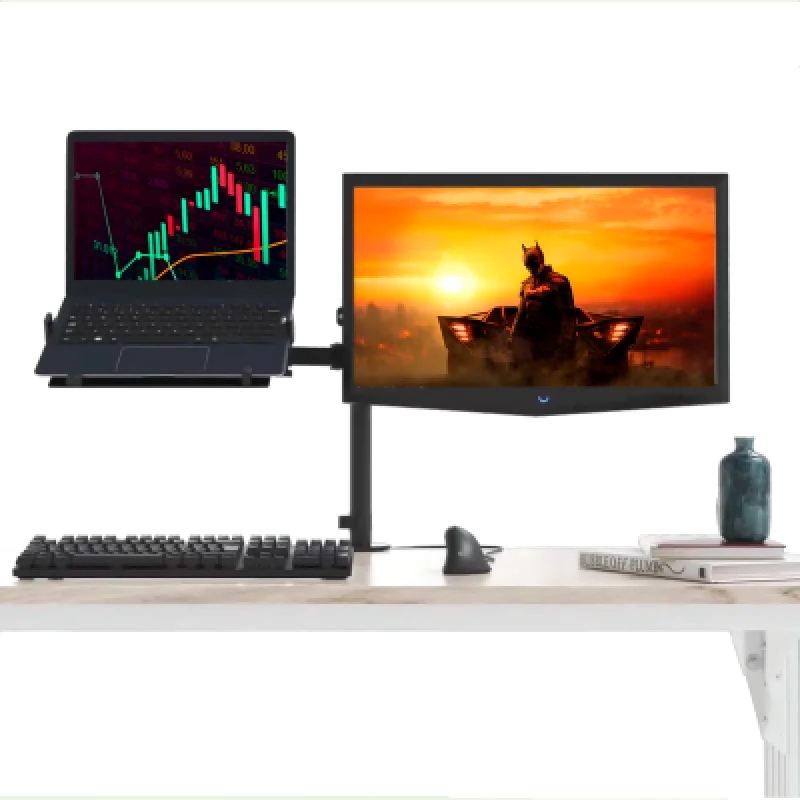 Soporte Monitor y Laptop Klip Xtreme KMM-301 13”-32” Giro Total