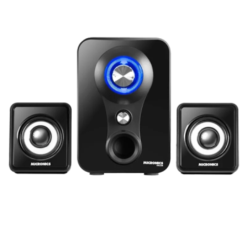 Parlantes para PC Micronics Killer S600 Surround Bass Estéreo | Sonido Potente y Conectividad Inalámbrica