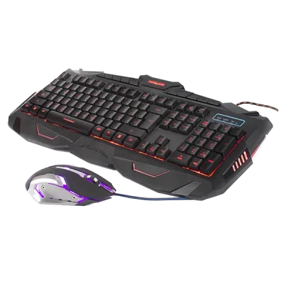 Combo Gamer Teclado y Mouse Halion Draco HA 518C