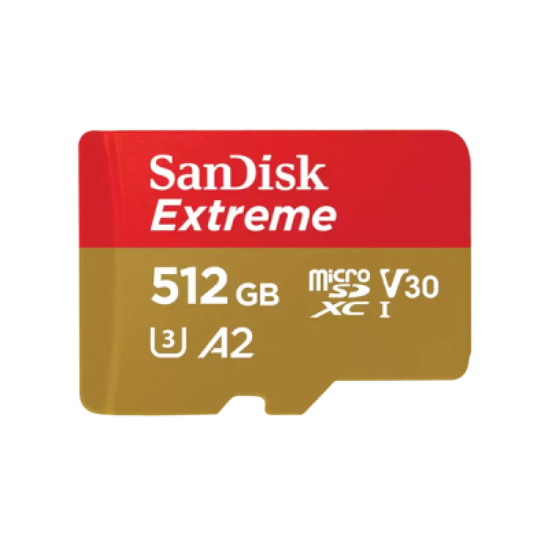 SanDisk MicroSD Extreme UHS I 512GB 4K UHD