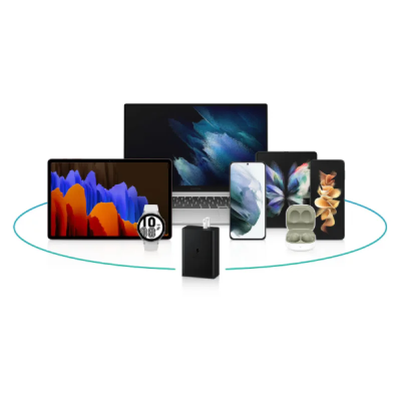 Adaptador Samsung Trio 65W – Cargador superrápido de 3 puertos