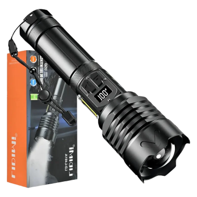 🔦 flashlight LED Recargable Ledimi 30W 2Km | Envío a Perú