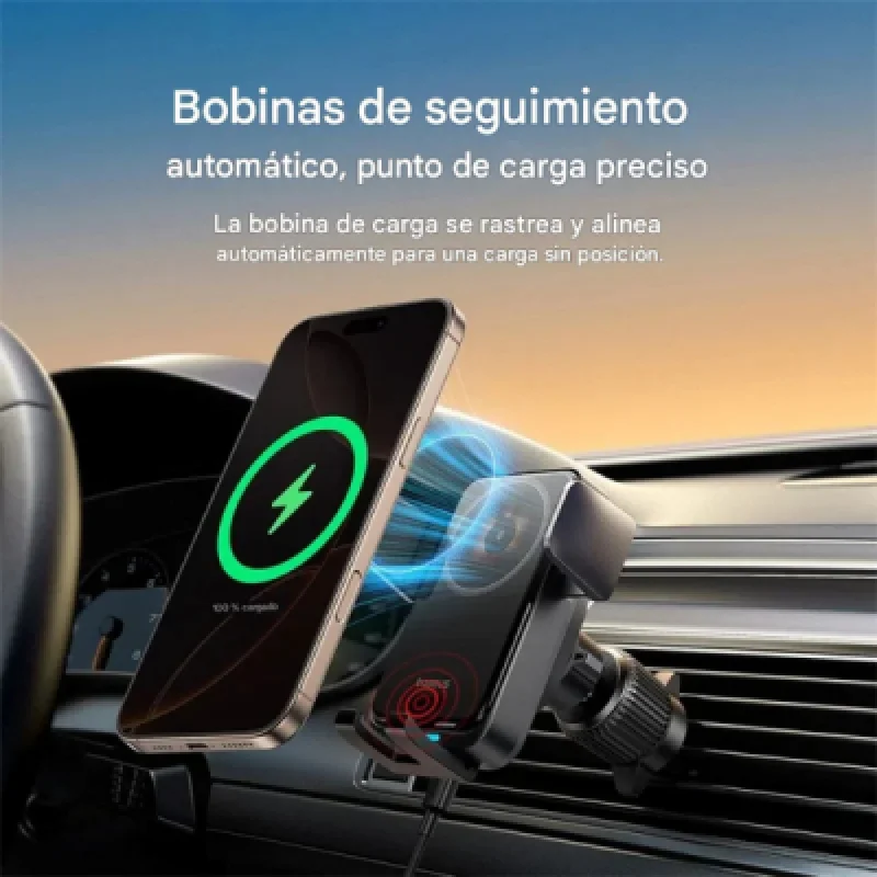 Baseus CM051 – Soporte Cargador Inalámbrico para Auto (Car Mount Wireless Charger)