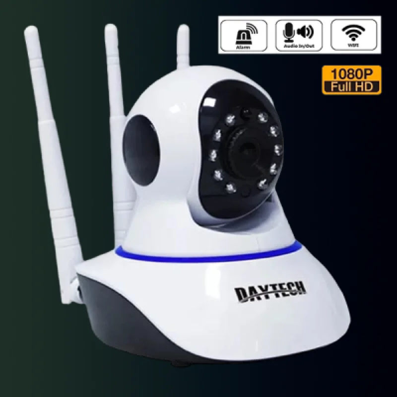 Cámara de Seguridad WiFi DAYTECH Dt c8826 | Alta Resolución 1080P Visión Nocturna y Detección de Movimiento