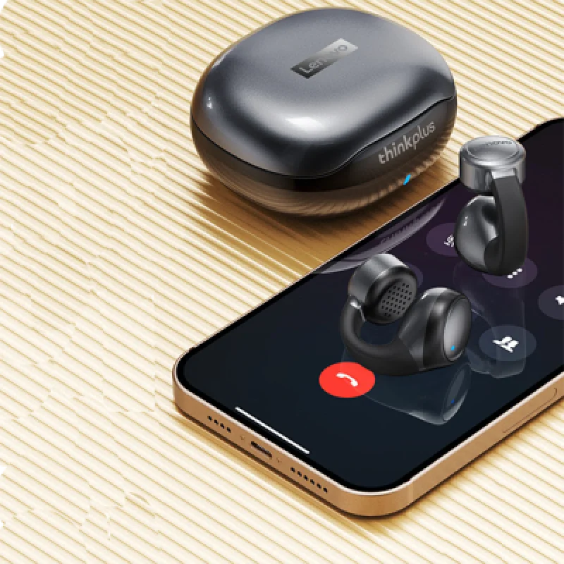 Audífonos Inalámbricos Lenovo X20 Clip ThinkPlus | Conectividad Bluetooth Sonido de Alta Calidad y Carga Rápida