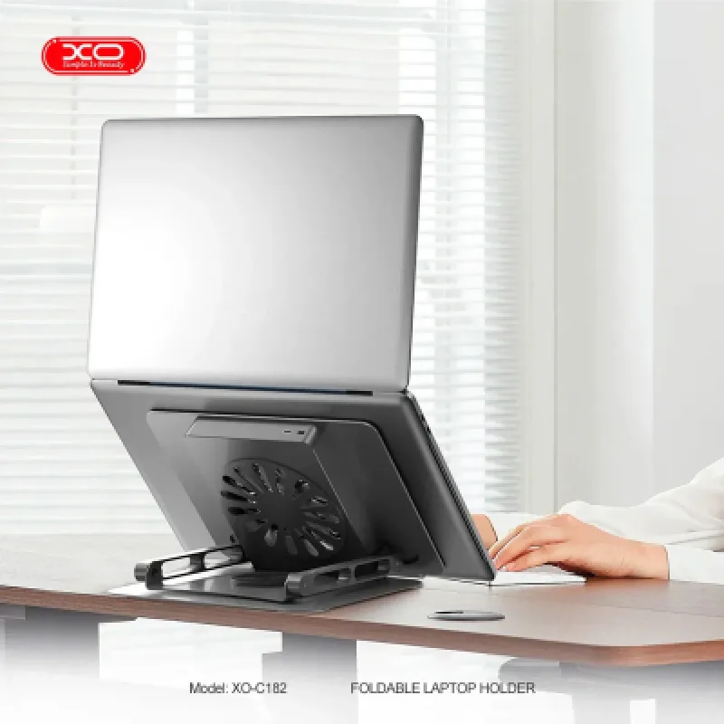 Soporte para Laptop con Cooler XO-C182 360° hasta 17.3” 💻