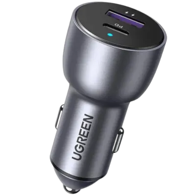 UGREEN CD213 60980: Cargador de Auto 60W con USB C y USB A