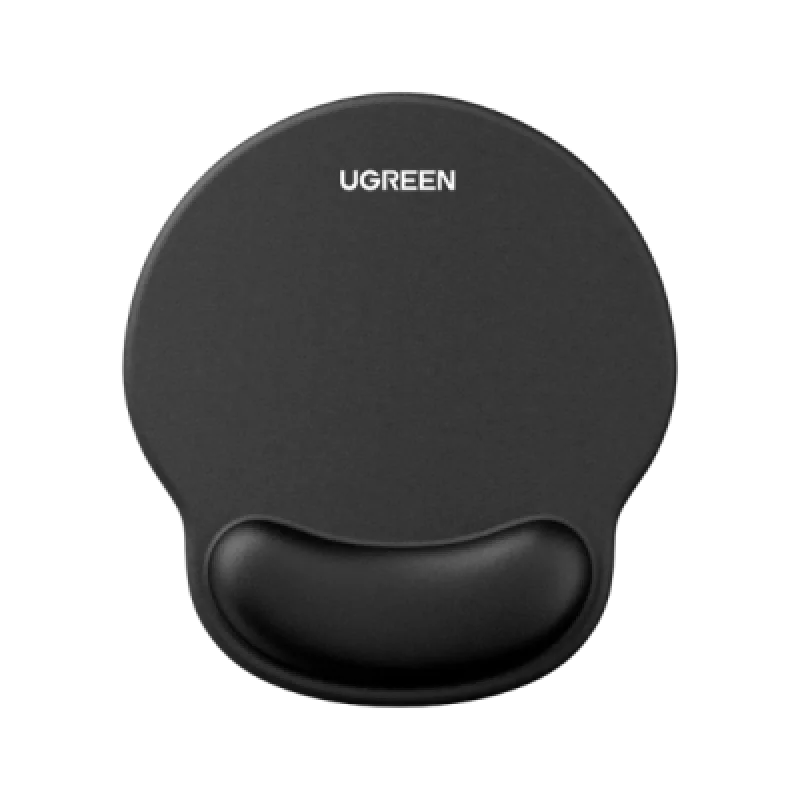 Alfombrilla de Mouse UGREEN LP668 (25245) con Soporte Ergonómico para Muñeca – Color Negro