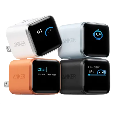 Cargador Anker Nano 45W GaN USB-C con Pantalla Inteligente y Modo Care – A121D🔋