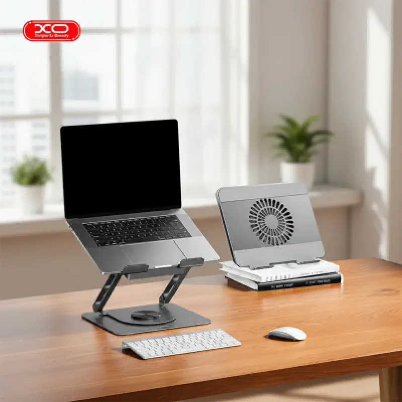 Soporte para Laptop con Cooler XO-C182 360° hasta 17.3” 💻