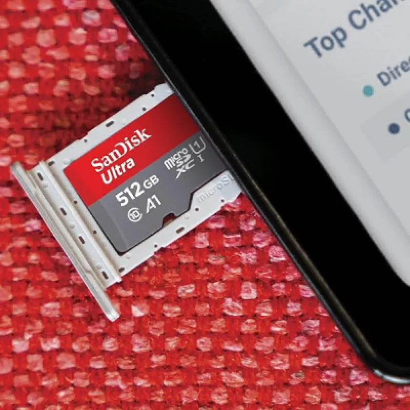 SanDisk Ultra microSDXC 512GB UHS I – Alta Velocidad Full HD