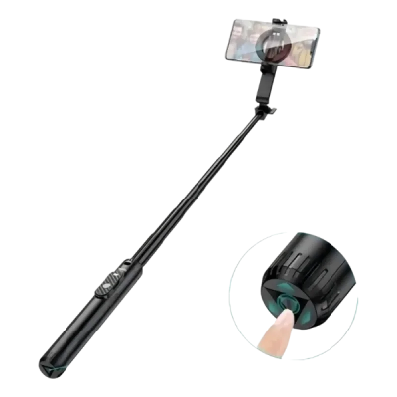 Trípode Selfie Stick HOCO K25 “4 Feet” Ultra Estable en Aleación de Aluminio con Control Bluetooth