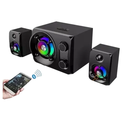 Parlantes para PC Cafini CN M2553 5000W 20RMS Audio Stereo 2.1