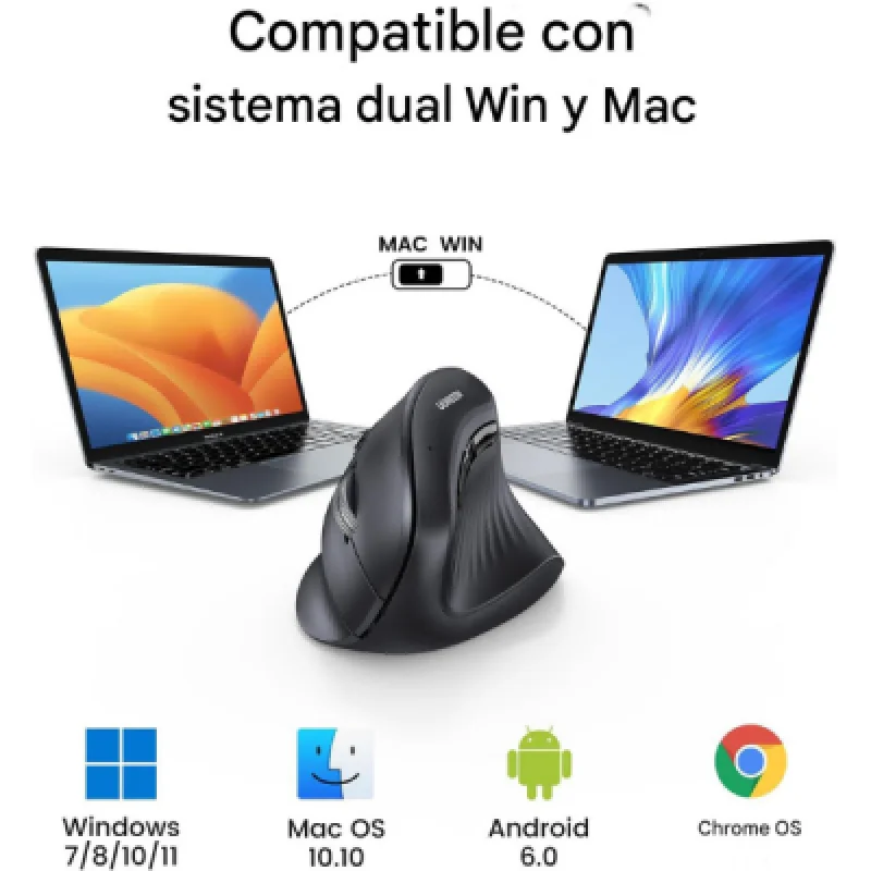 Mouse Ugreen MU008 Mouse Inalámbrico Recargable 