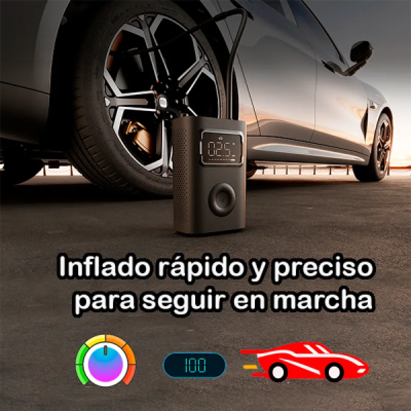 Compresor de Aire Eléctrico Portátil Xiaomi 2 Pro 150psi |¡Entrega inmediata a todo Perú! | Big Market Perú 🔊✨