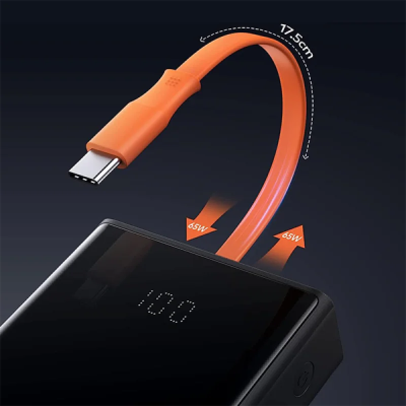 Batería externa portátil Power Bank Baseus 65W 20000mAh | Carga rápida para celular