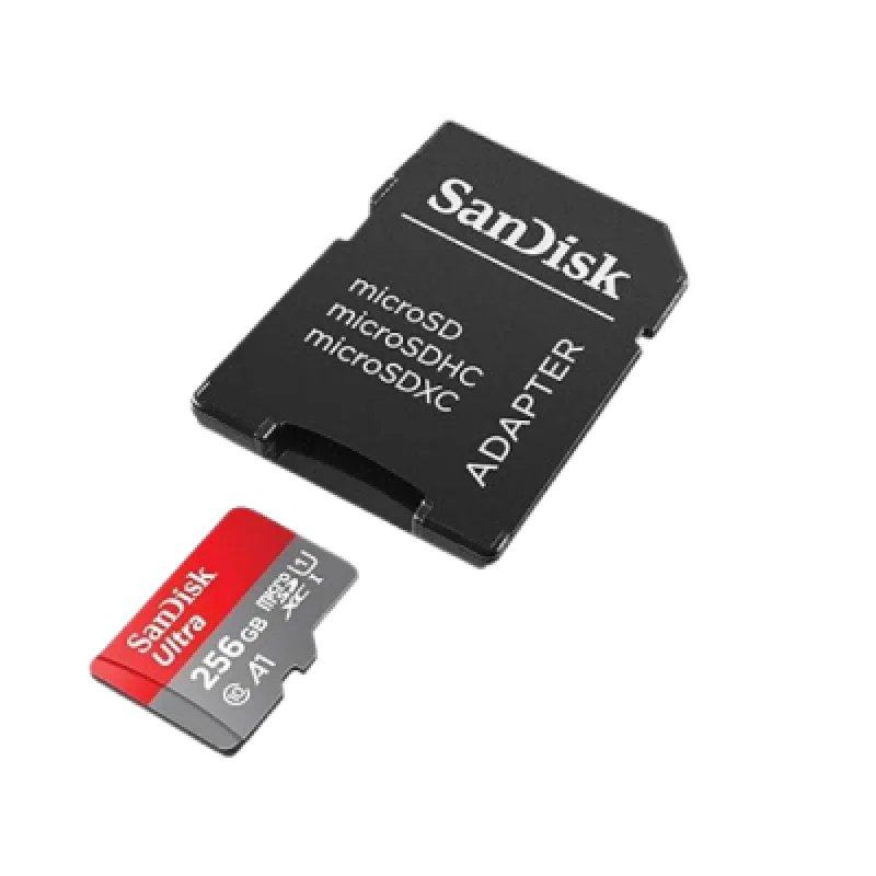 SanDisk Ultra microSDXC 256GB UHS I – Velocidad Full HD