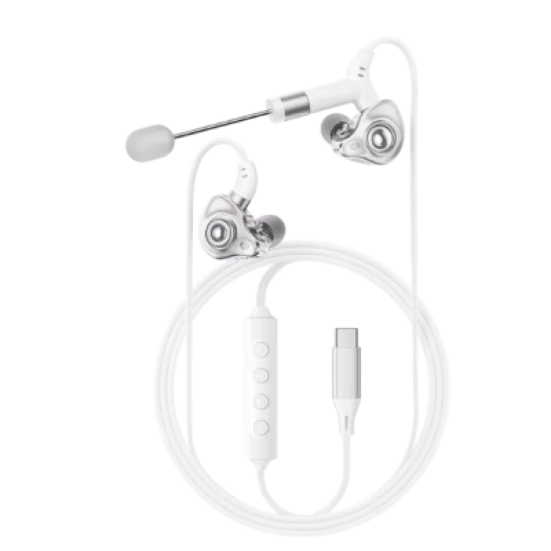 Auriculares ESSAGER SK1 Tipo C con tarjeta de sonido integrada