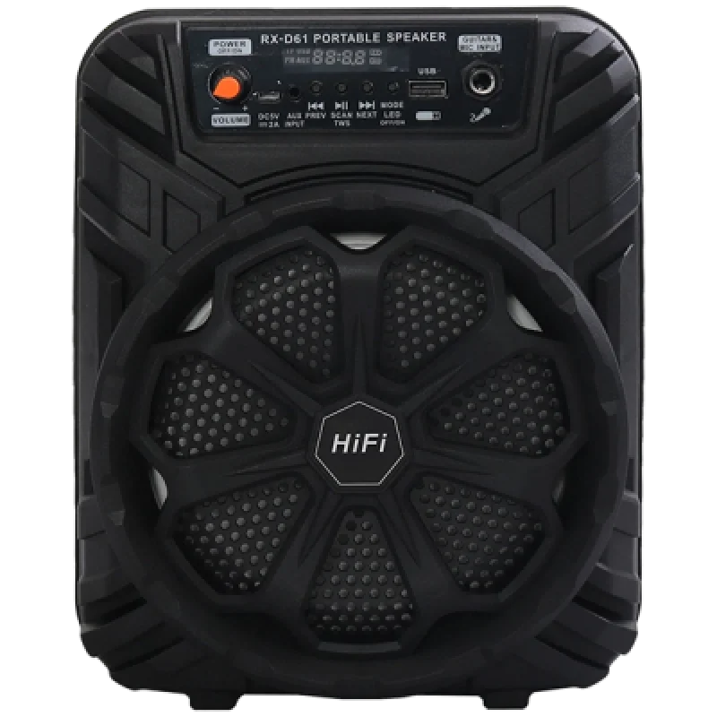 Parlante Portátil Hifi RX D61 Subwoofer Karaoke Bluetooth | Big Market Perú 🔊✨
