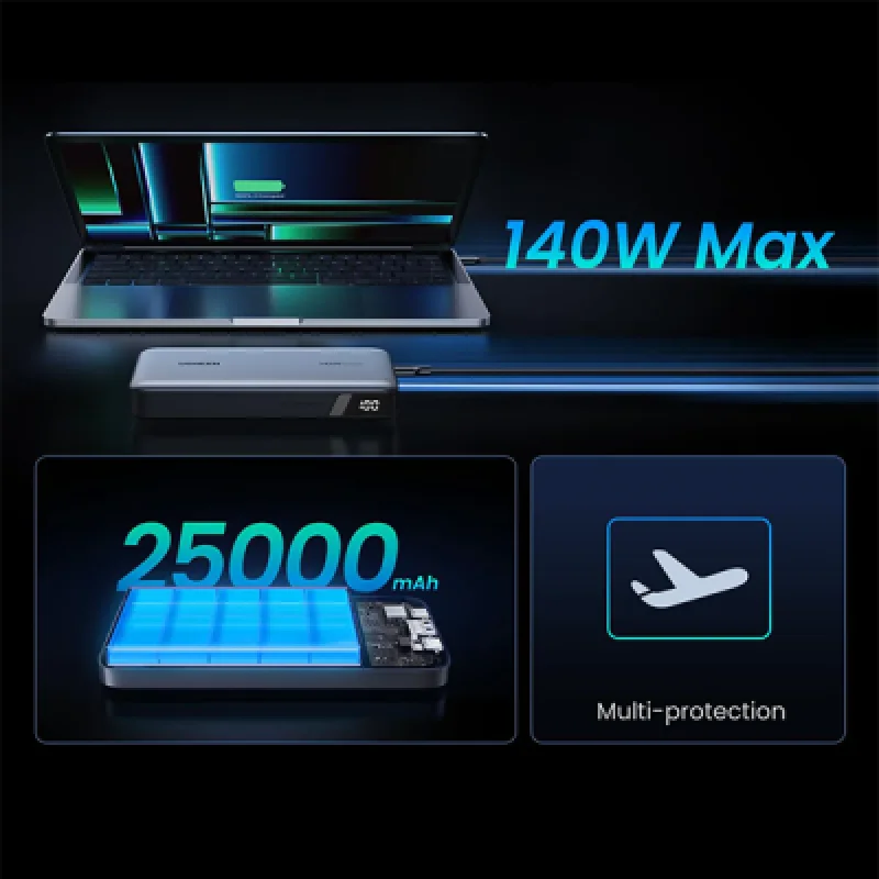Cargador Portátil Ugreen 25000mAh 145W🔋