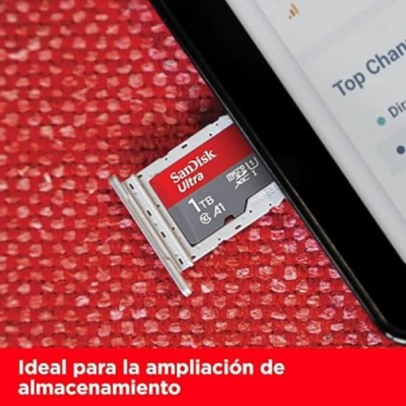 SanDisk Ultra microSDXC 1TB UHS I – Gran Capacidad y Velocidad