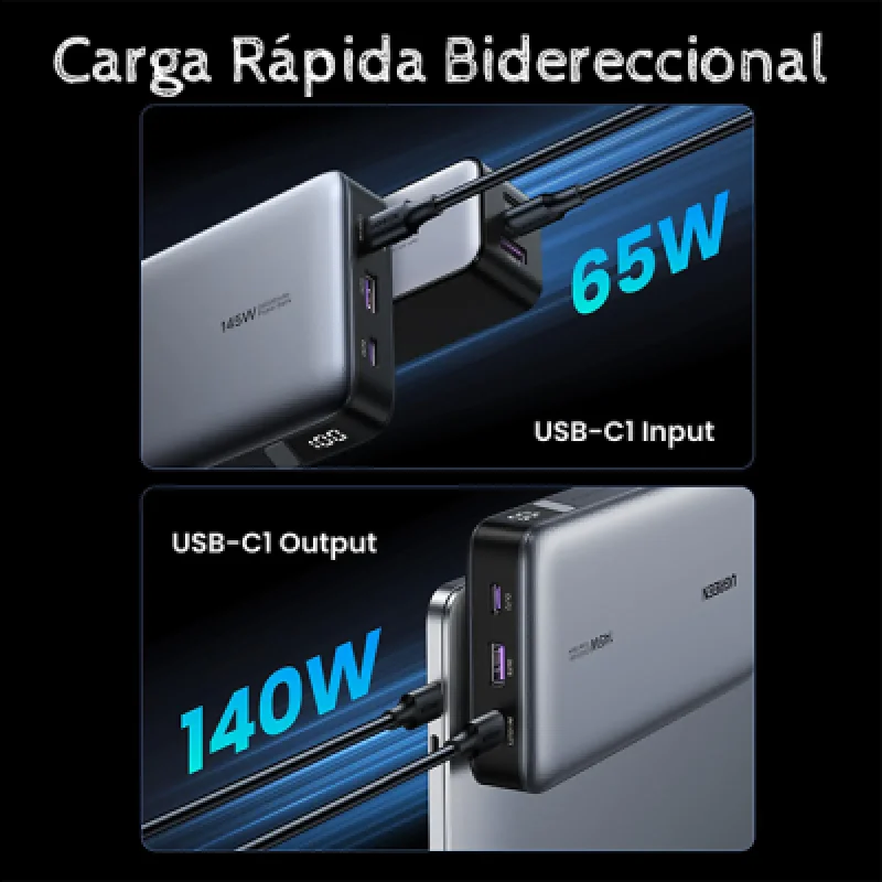 Cargador Portátil Ugreen 25000mAh 145W🔋