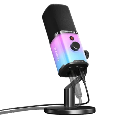 Micrófono Gamer Maono PD100X RGB USB/XLR 🎮