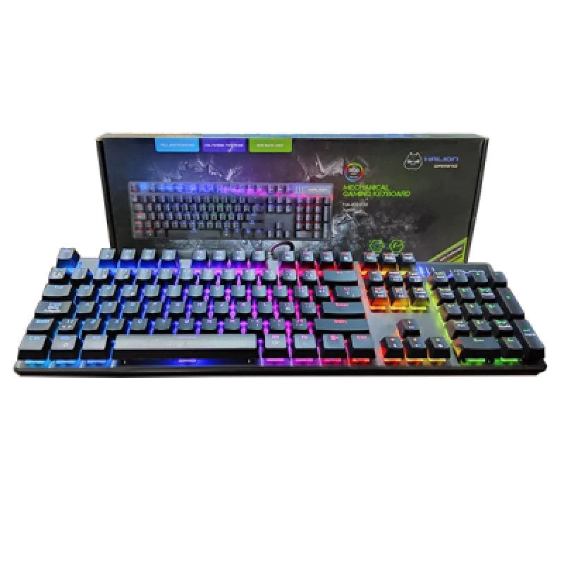 Teclado Mecánico Gamer Halion Jupiter HA KG939 | Precisión Velocidad y Estilo para Gamers
