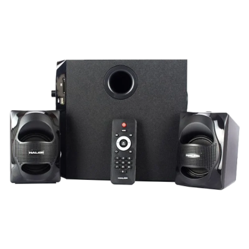 Parlante para PC Halion York HA K39 Bluetooth Woofer RGB | Sonido Potente y Luces LED para Gamers y Oficinas