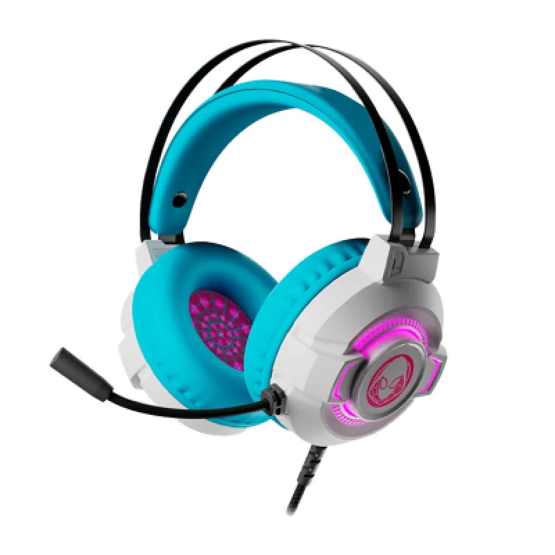 Audífonos Gamer Xtech Ghost Spider LED Micrófono 50mm