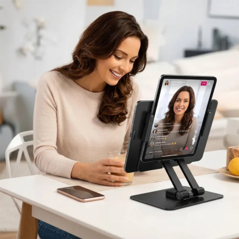 Soporte para Tablet y Celular Giratorio 360° Plegable 🦵