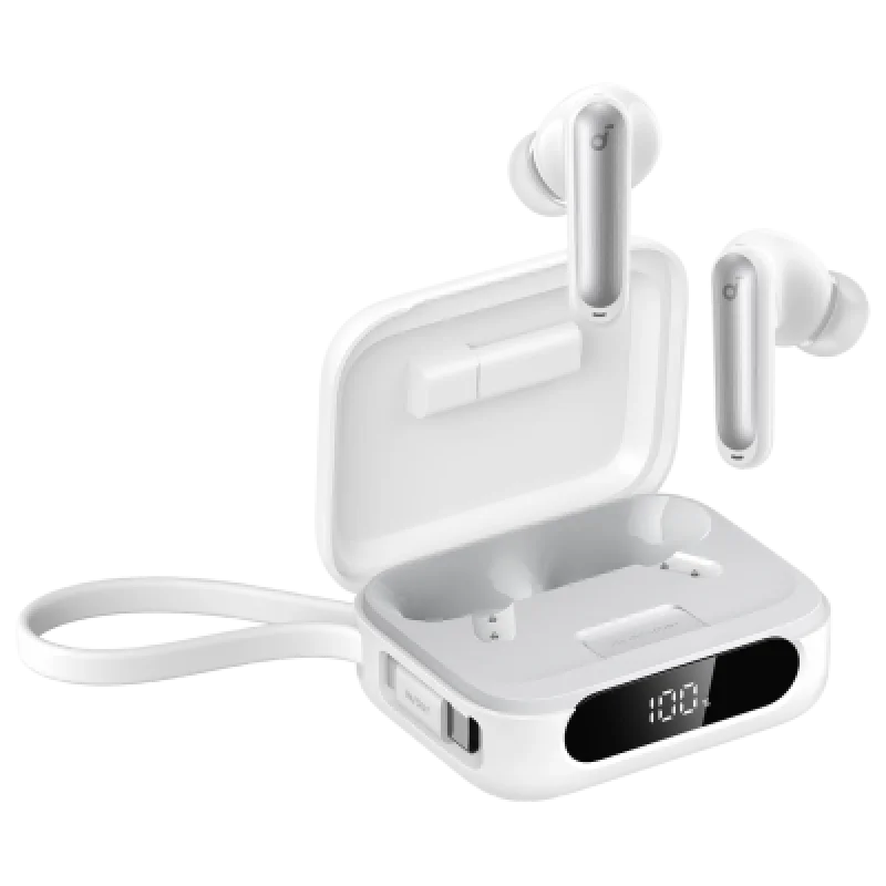 Audífonos Bluetooth Soundcore P41i ANC + Power Bank 3en1 + Cable USB-C