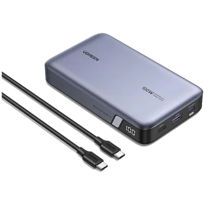 Power Bank UGREEN 20000mAh 100W + Cable Tipo C