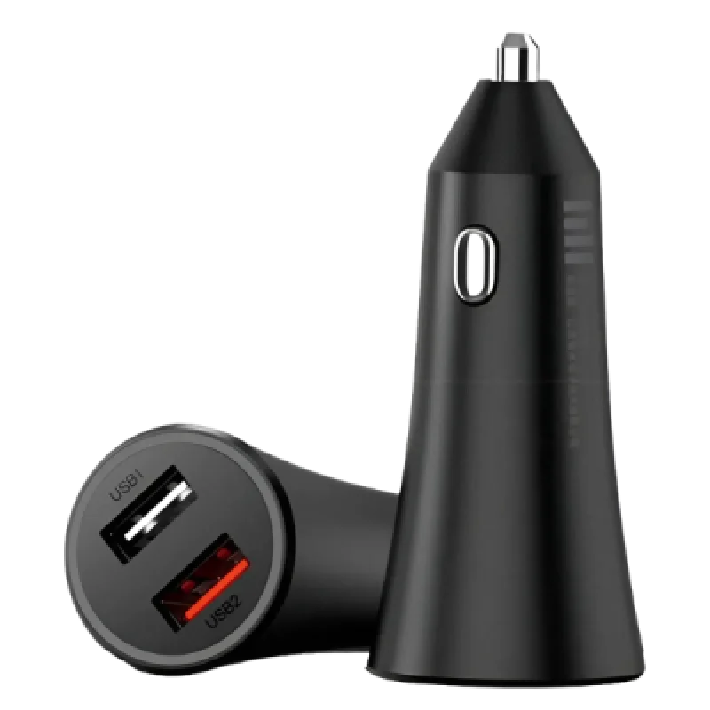 Cargador para auto Xiaomi 37W con doble puerto USB 