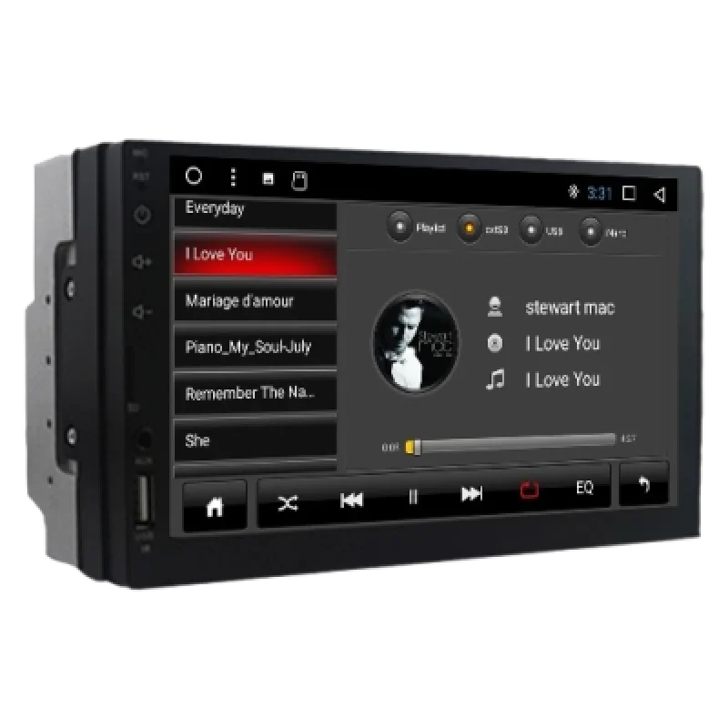 Auto Radio Android 2 Din 7 Pulgadas con 1GB RAM WiFi Integrado y Tecnología AirPlay | Conectividad y Entretenimiento para tu Coche
