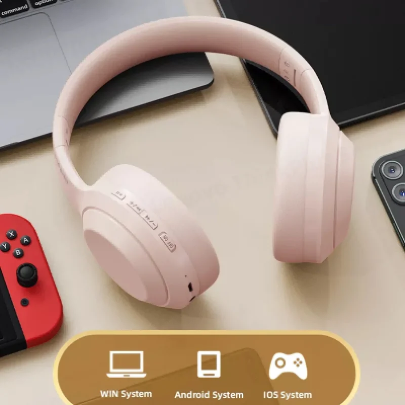 Audífonos Inalámbricos Lenovo TH10 Over Ear | Tecnología Acústica 3D   Sonido de Alta Calidad