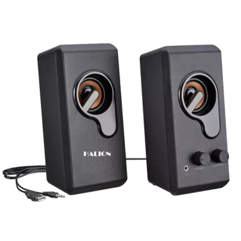 Parlante para PC Halion HA S328 con Iluminación RGB | Sonido Estéreo Diseño Sutil y Elegante