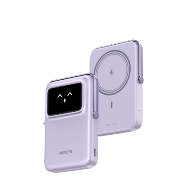 Power Bank Magnético UGREEN QI2 10000mAh con Carga Inalámbrica 15W