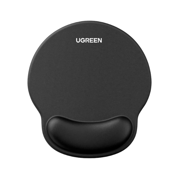Alfombrilla de Mouse UGREEN LP668 (25245) con Soporte Ergonómico para Muñeca – Color Negro