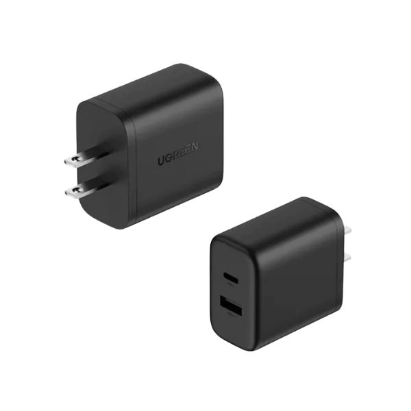Cargador 2 en 1 Ugreen 20W – USB-C + USB-A
