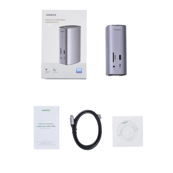 Docking Station UGREEN Revodok Pro 312 12 en 1 HDMI 4K