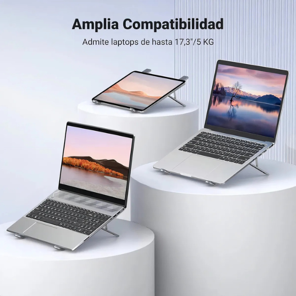 Soporte portátil de aluminio UGREEN 40289 (LP451) para laptop 8″ a 17,3″