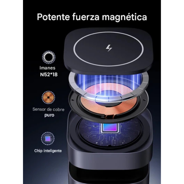 UGREEN W702 35316 – Cargador Inalámbrico Magnético 2 en 1 15W