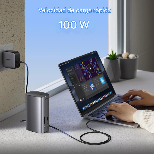Docking Station UGREEN Revodok Pro 312 12 en 1 HDMI 4K