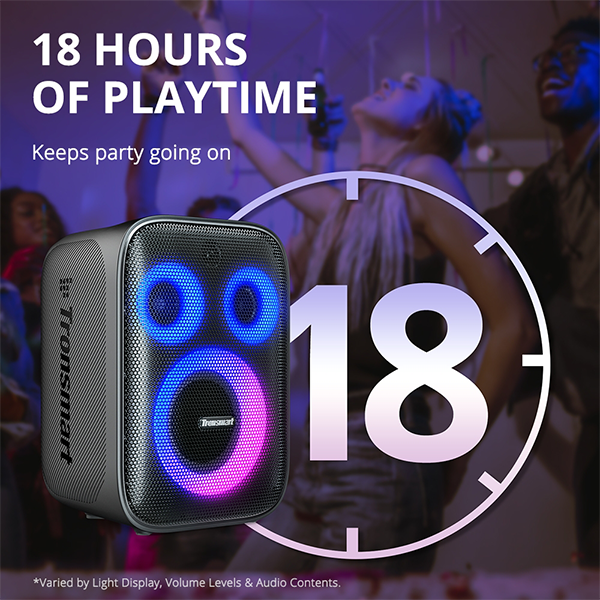 Altavoz Bluetooth Tronsmart Halo 200 con Karaoke y Micrófono Inalámbrico | Perfecto para Fiestas y Eventos