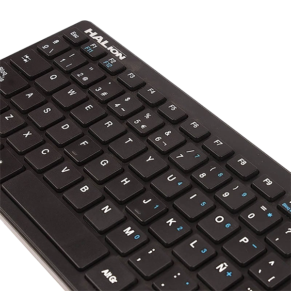 Mini Teclado USB Halion HA-K126 | Portátil, Preciso y Funcional para tu PC