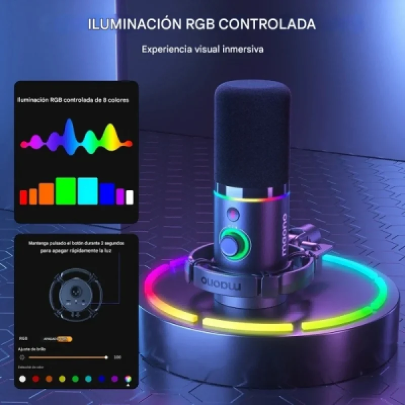 Micrófono Gamer Maono PD200XS USB/XLR | Streaming Podcast y Grabación Profesional🎙️