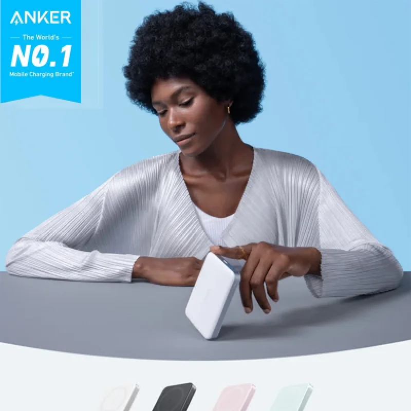 🔋​ Power Bank Anker MagGo 10000mAh Slim Qi2 15W USB-C 30W